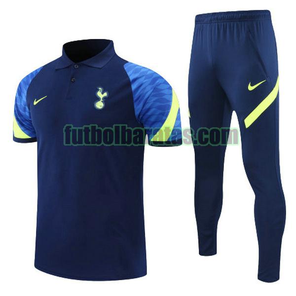 polo tottenham 2022 azul conjunto