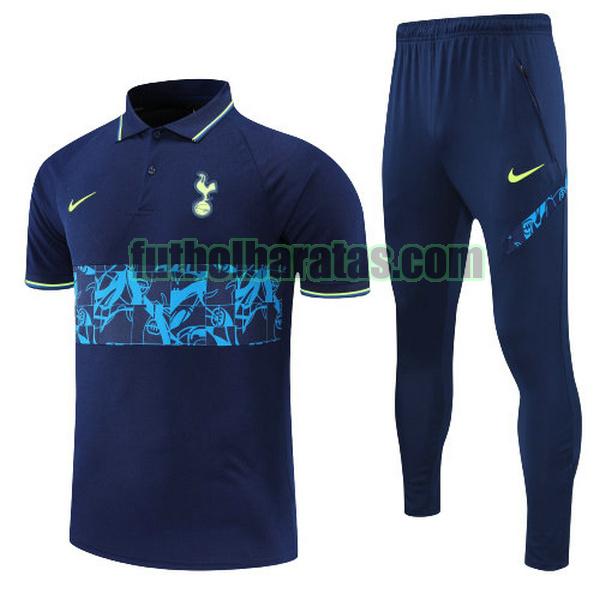 polo tottenham 2022 navy conjunto