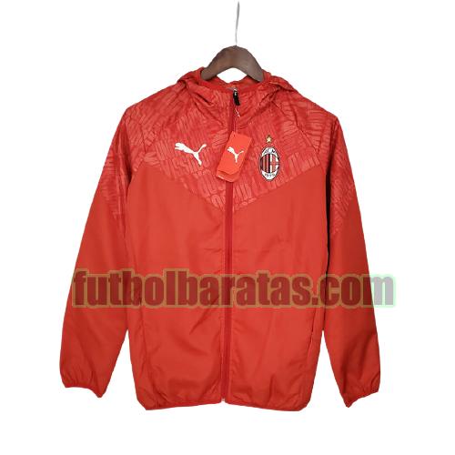 rompeviento ac milan 2021 2022 rojo segunda