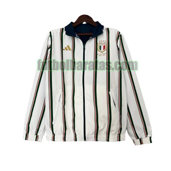 rompeviento italia 2023 stripe blanco