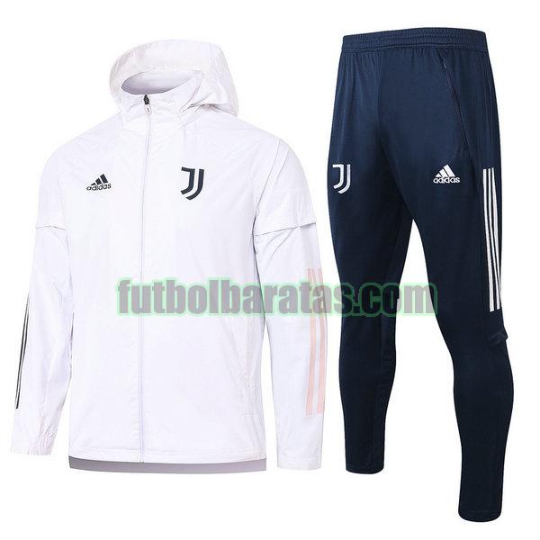 rompeviento juventus 2021 blanco conjunto