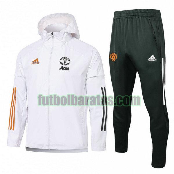 rompeviento manchester united 2021 blanco conjunto