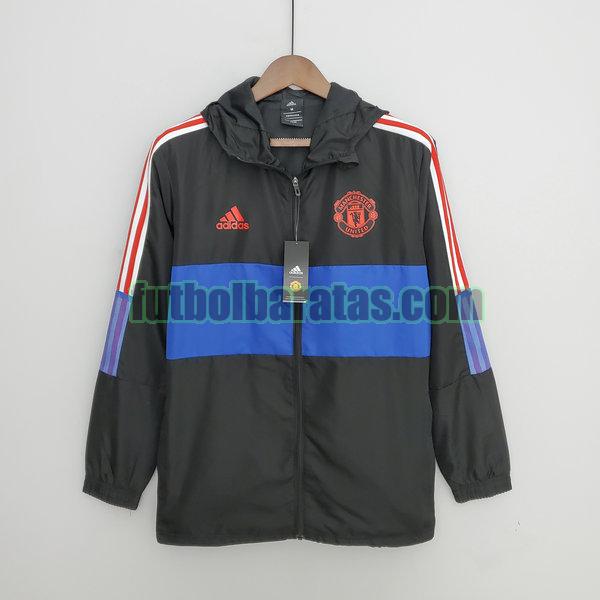 rompeviento manchester united 2022 negro azul