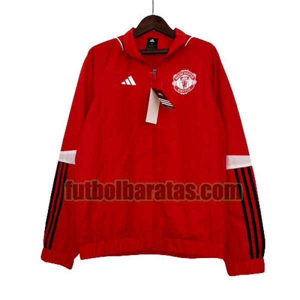 rompevientos manchester united 2023 rojo