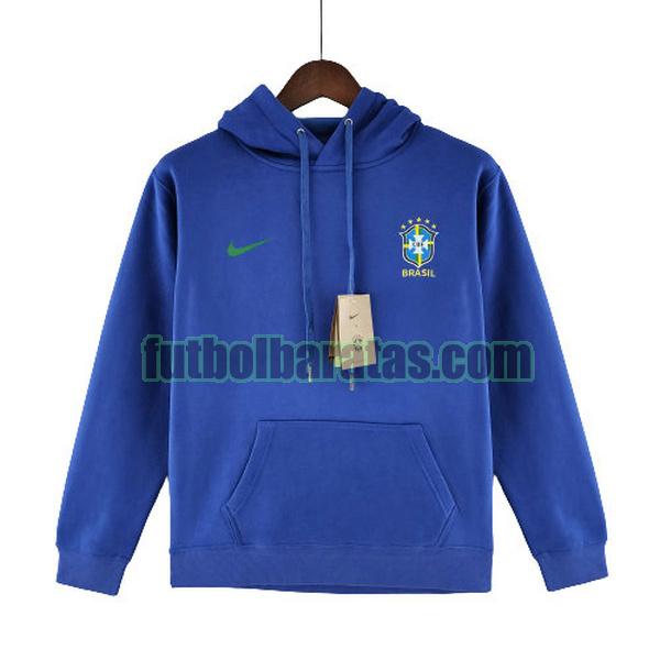 sudadera brasil 2022 2023 azul