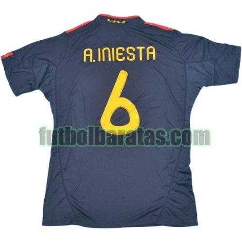 tailandia camiseta a.iniesta 6 españa 2010 segunda equipacion