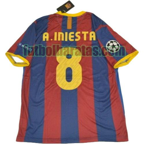 tailandia camiseta a.iniesta 8 barcelona ucl 2010-2011 primera equipacion