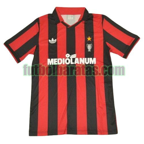 tailandia camiseta ac milan 1990-1991 primera equipacion