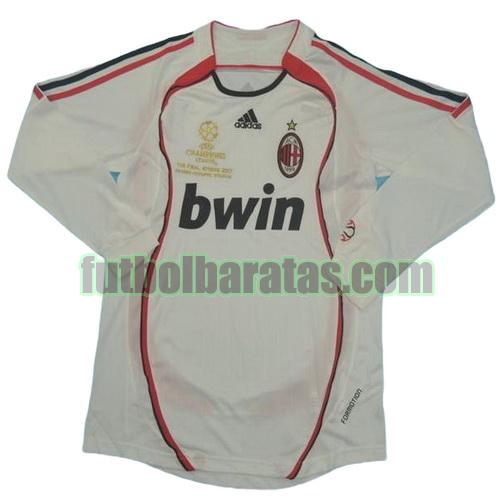 tailandia camiseta ac milan 2006-2007 segunda equipacion ml