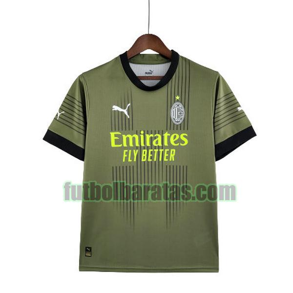 tailandia camiseta ac milan 2022 2023 verde tercera