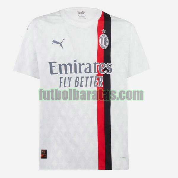 tailandia camiseta ac milan 2023 2024 blanco segunda