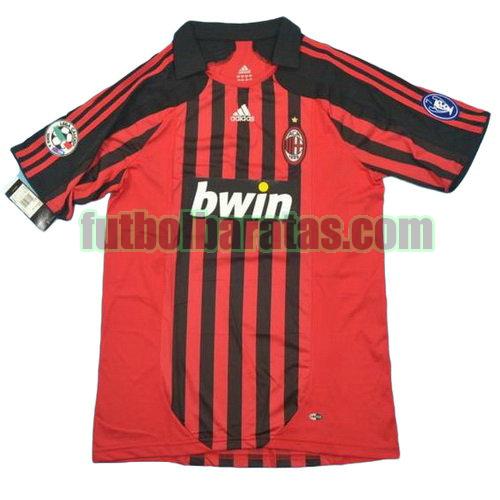 tailandia camiseta ac milan lega 2007-2008 primera equipacion