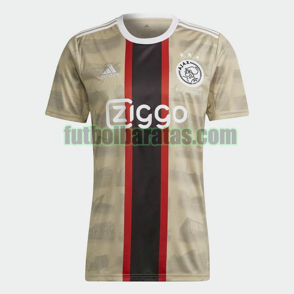 tailandia camiseta ajax 2022 2023 amarillo tercera