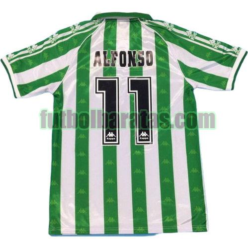 tailandia camiseta alfonso 11 real betis 1995-1997 primera equipacion