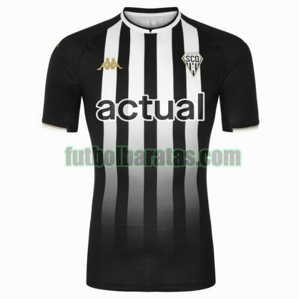 tailandia camiseta angers sco 2021 2022 negro blanco primera