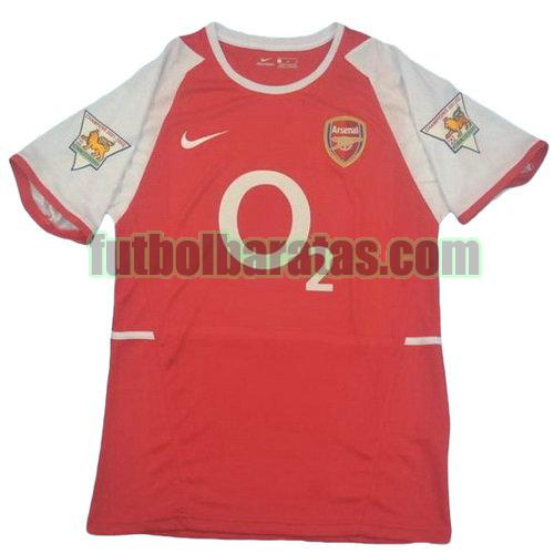 tailandia camiseta arsenal 2002-2004 primera equipacion