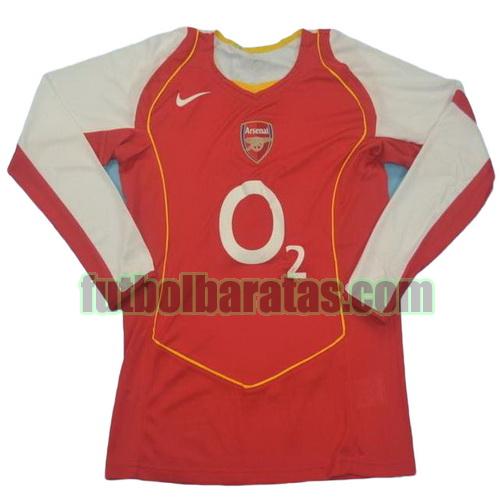 tailandia camiseta arsenal 2004-2005 primera equipacion ml