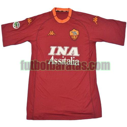 tailandia camiseta as roma 2000-2001 primera equipacion