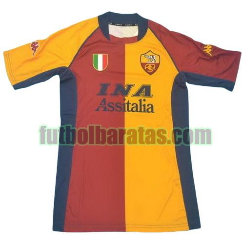 tailandia camiseta as roma 2001-2002 primera equipacion