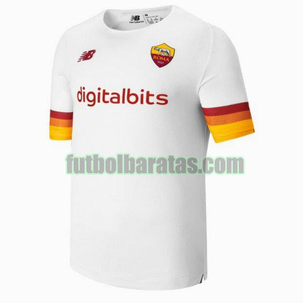 tailandia camiseta as roma 2021 2022 blanco segunda