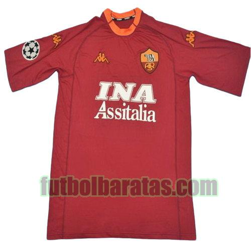 tailandia camiseta as roma lega 2000-2001 primera equipacion