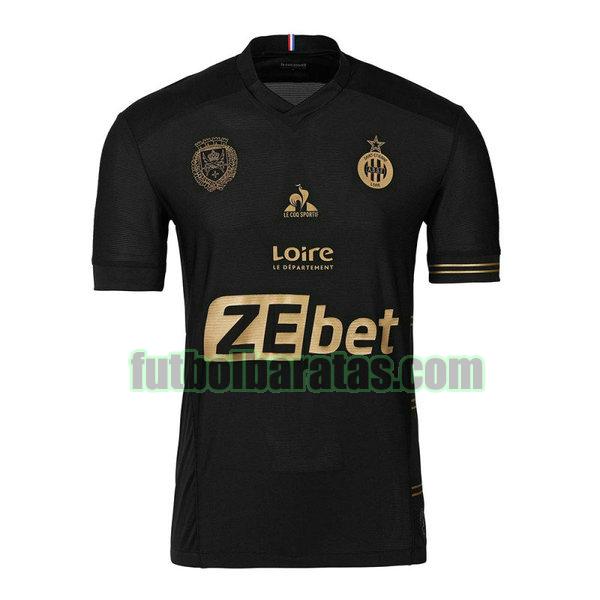 tailandia camiseta as saint-étienne 2021 2022 negro tercera