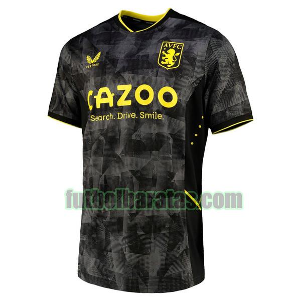 tailandia camiseta aston villa 2022 2023 negro tercera