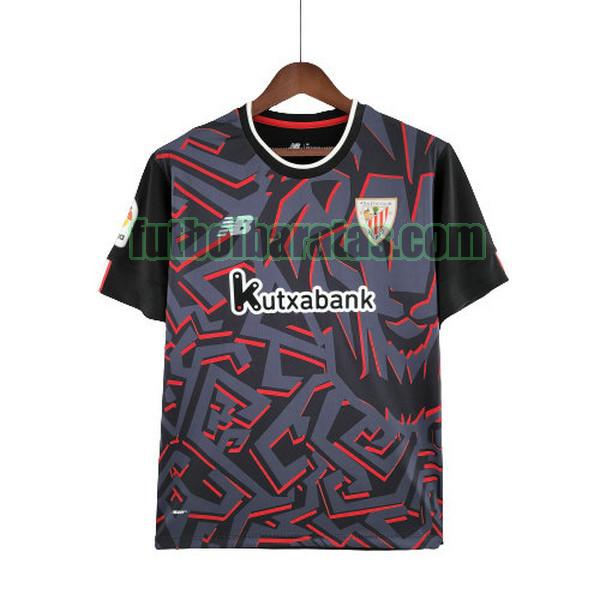 tailandia camiseta athletic bilbao 2022 2023 gris negro segunda