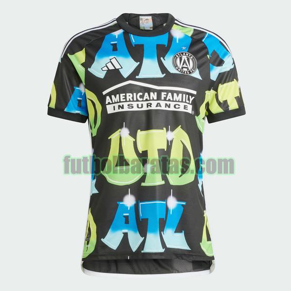 tailandia camiseta atlanta united 2023 2024 negro tercera