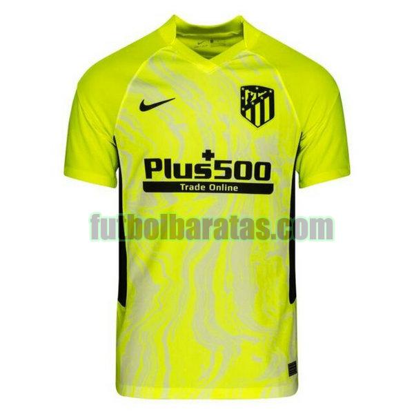 tailandia camiseta atletico madrid 2020-2021 amarillo tercera