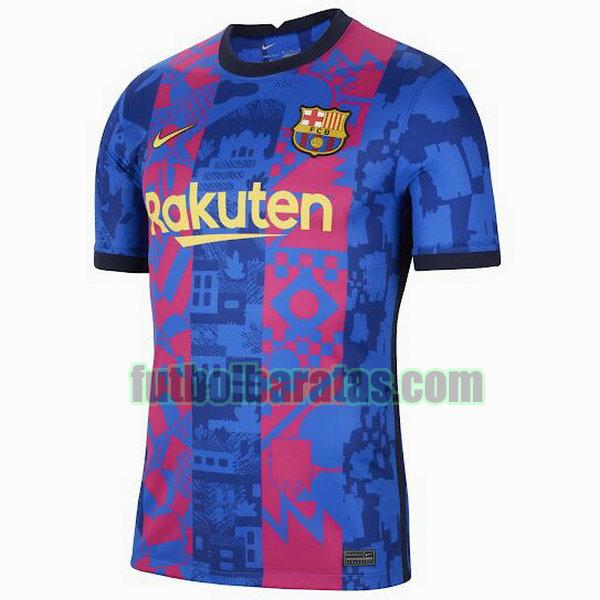 tailandia camiseta barcelona 2021 2022 azul tercera