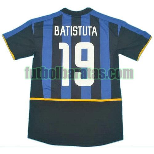 tailandia camiseta batistuta 19 inter milan 2002-2003 primera equipacion