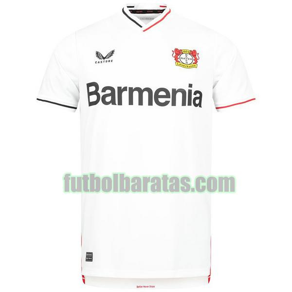 tailandia camiseta bayer leverkusen 2022 2023 blanco tercera