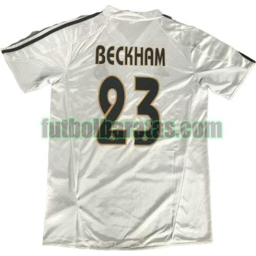 tailandia camiseta beckham 23 real madrid 2003-2004 primera equipacion