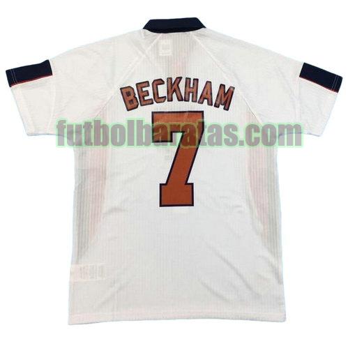 tailandia camiseta beckham 7 inglaterra 1998 primera equipacion