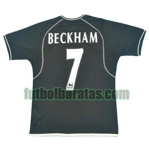 tailandia camiseta beckham 7 manchester united 2000-2002 segunda equipacion
