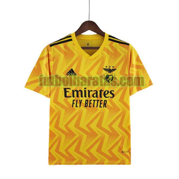 tailandia camiseta benfica 2022 2023 amarillo segunda