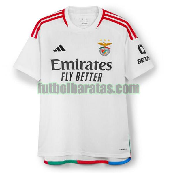 tailandia camiseta benfica 2023 2024 blanco tercera