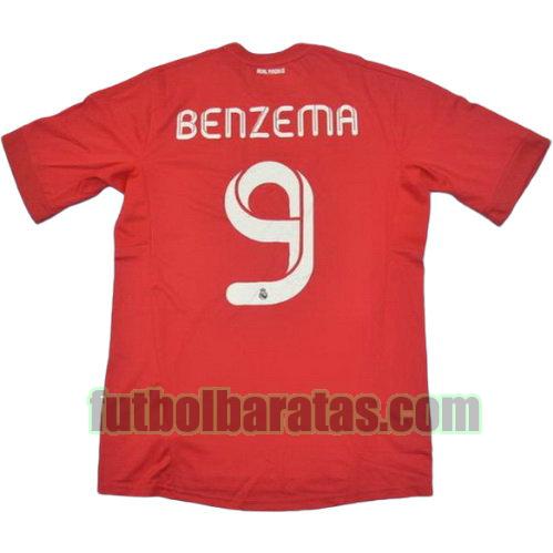 tailandia camiseta benzema 9 real madrid 2011-2012 tercera equipacion