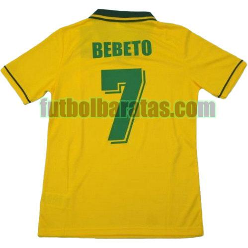 tailandia camiseta bereto 7 brasil copa mundial 1994 primera equipacion