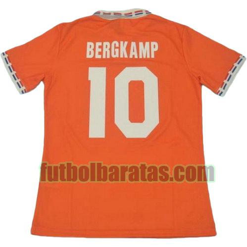 tailandia camiseta bergkamp 10 países bajos 1996 primera equipacion