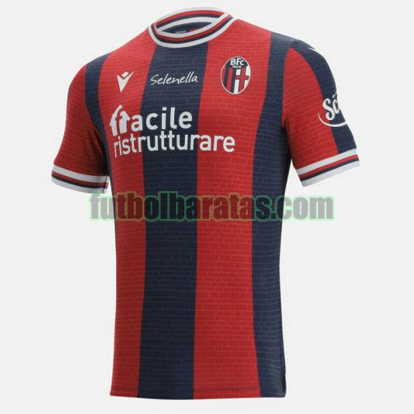 tailandia camiseta bologna 2021 2022 rojo azul primera