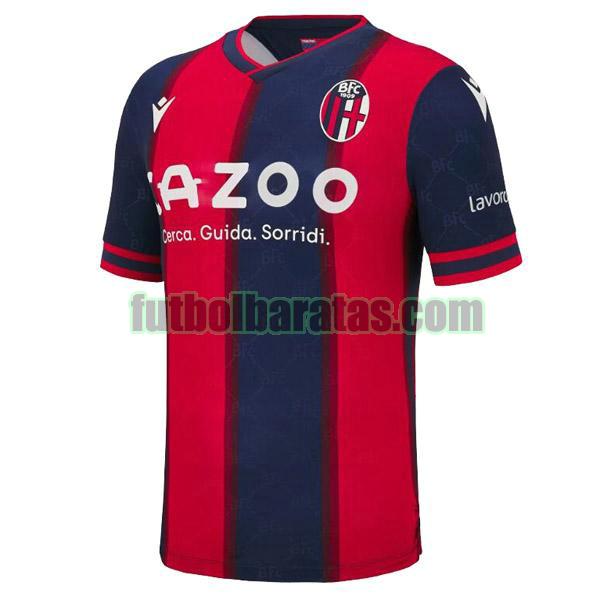 tailandia camiseta bologna 2022 2023 azul rojo primera