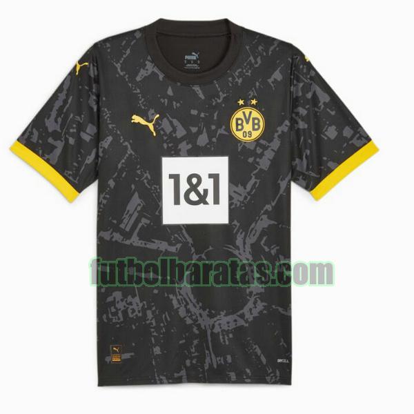 tailandia camiseta borussia dortmund 2023 2024 negro tercera