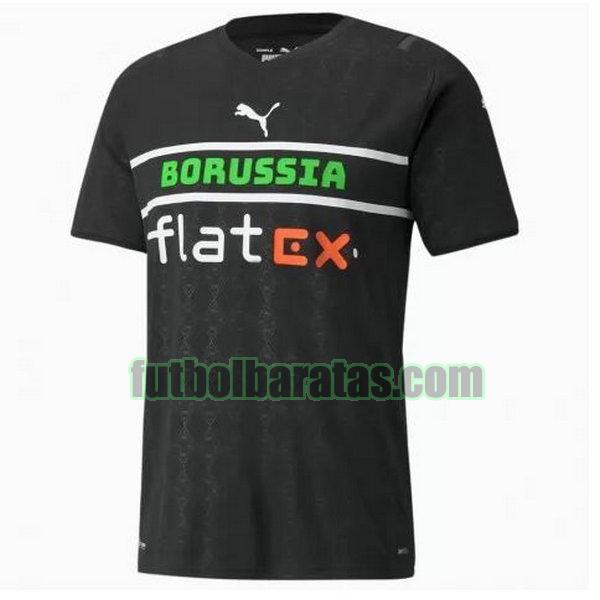 tailandia camiseta borussia monchengladbach 2021 2022 negro segunda