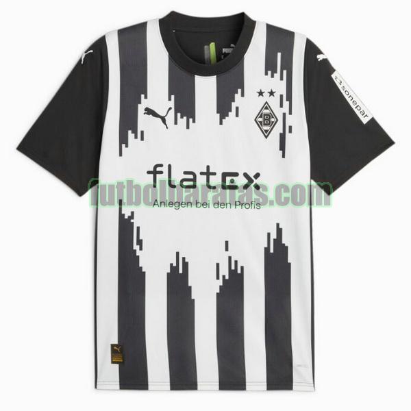 tailandia camiseta borussia monchengladbach 2023 2024 blanco negro tercera