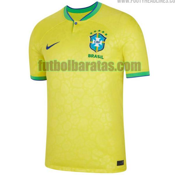 tailandia camiseta brasil 2022 2023 amarillo primera