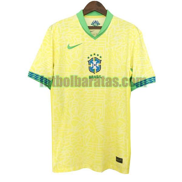 tailandia camiseta brasil 2024 amarillo primera