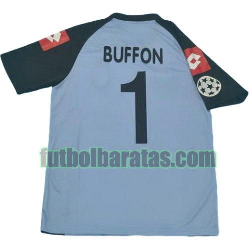 tailandia camiseta buffon 1 juventus 2002-2003 portero