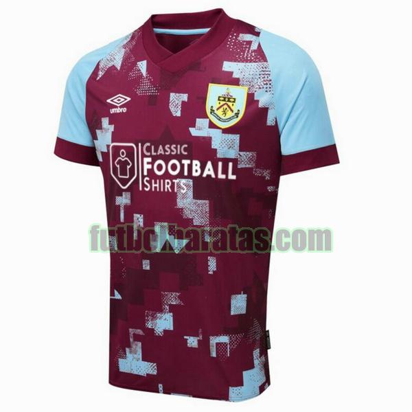 tailandia camiseta burnley 2022 2023 rojo azul primera